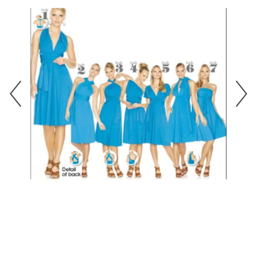 Avon Convert Into Style Dress 💙Blue Wrap Dress 💃 - Picture 6 of 10